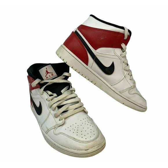 Nike Other - Nike Air Jordan 1 Mid White/Black/Gym Red